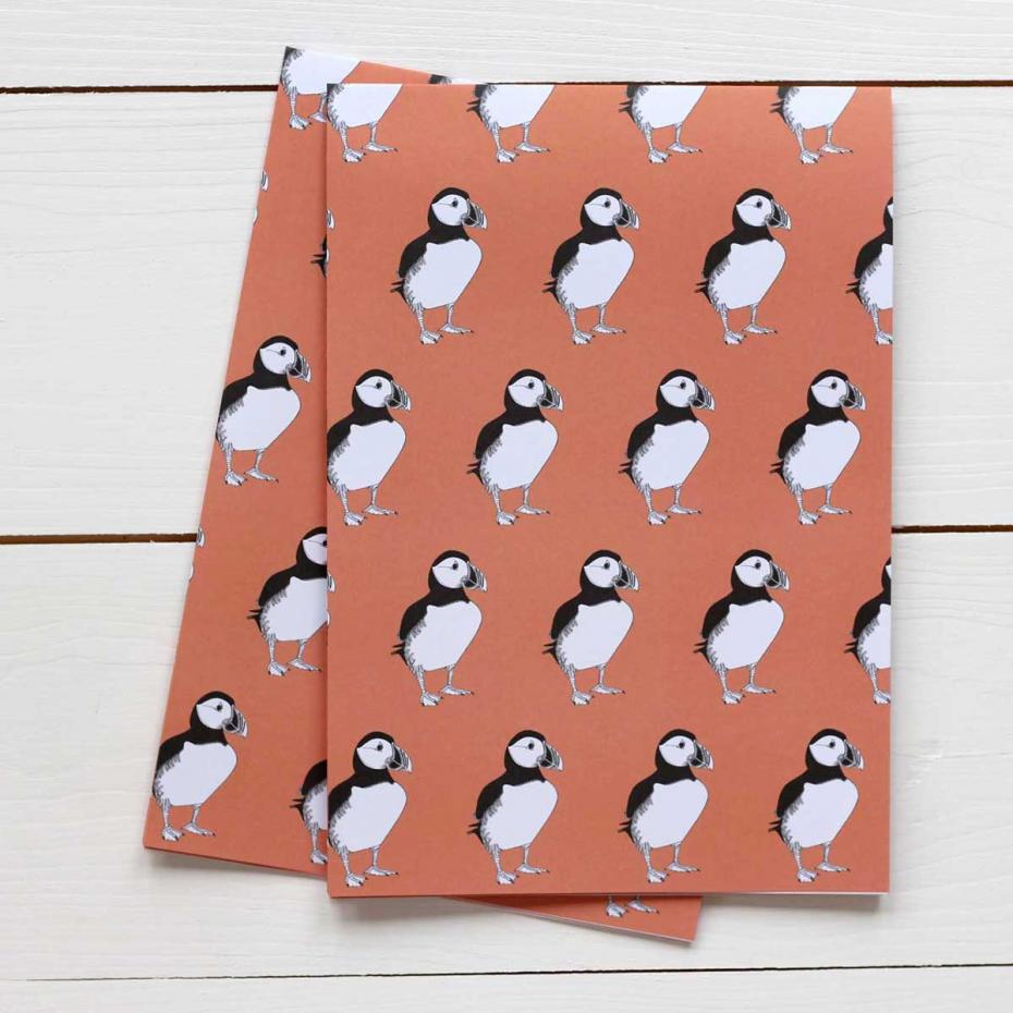 Puffin Gift Wrap Two Sheet Pack